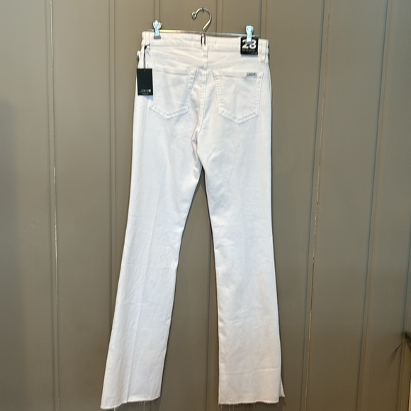 Joe’s Jeans High Rise Boot Cut Split Raw Hem White size 28 - Picture 4 of 11